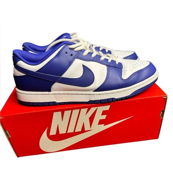 Nike Dunk Low Blue & White Concord Size Men's 11.5 - Picture 1 of 11